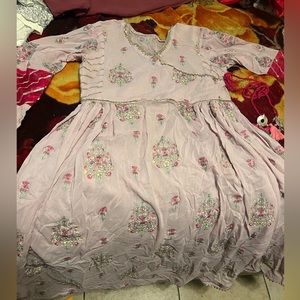 Mother daughter maxi dress matching